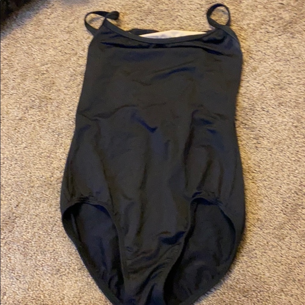 Black CAPEZIO dance leotard